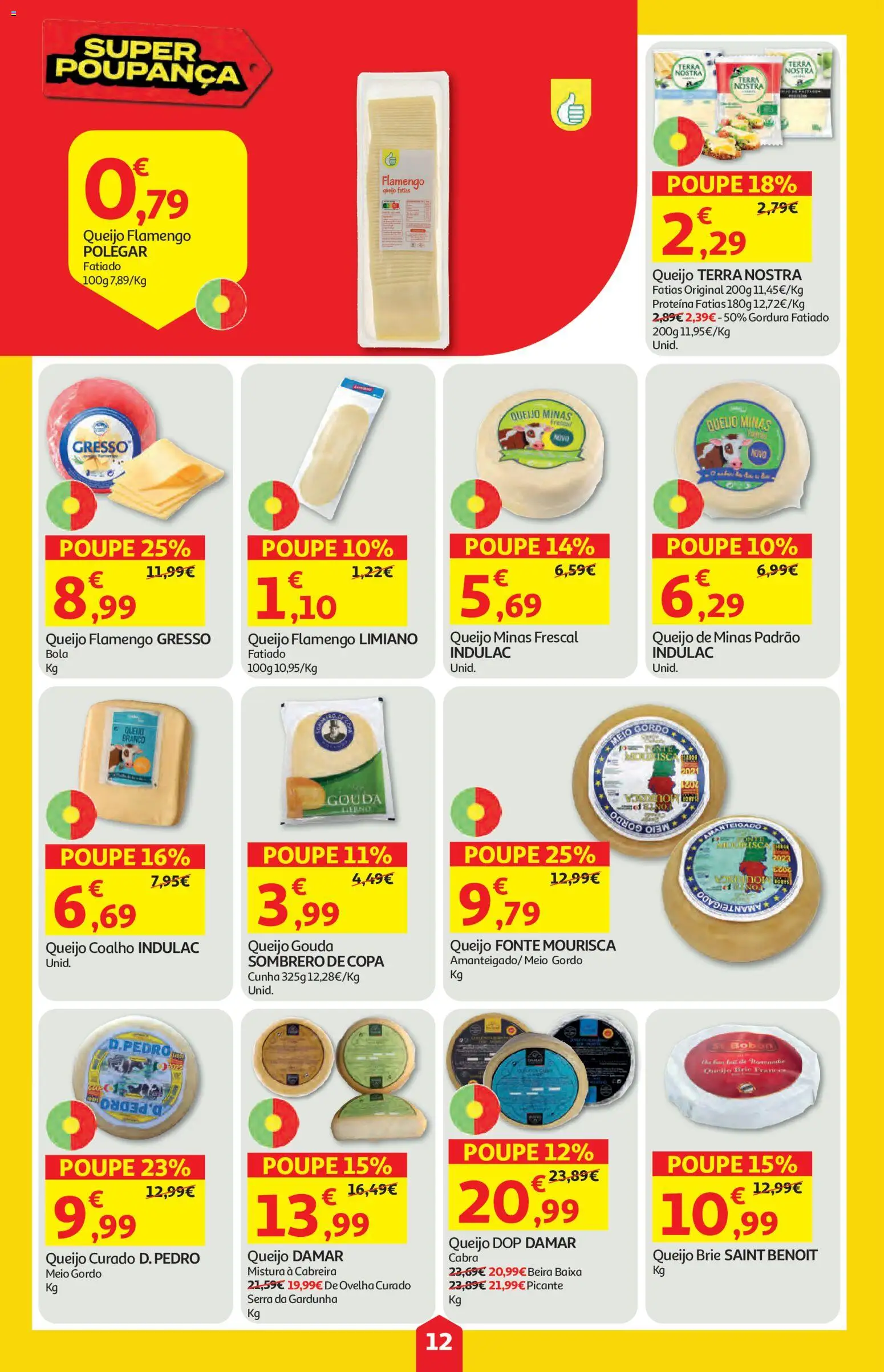 Auchan folheto │ válido de 25/06/2026 | Página: 12 | Produtos: Queijo, Proteina