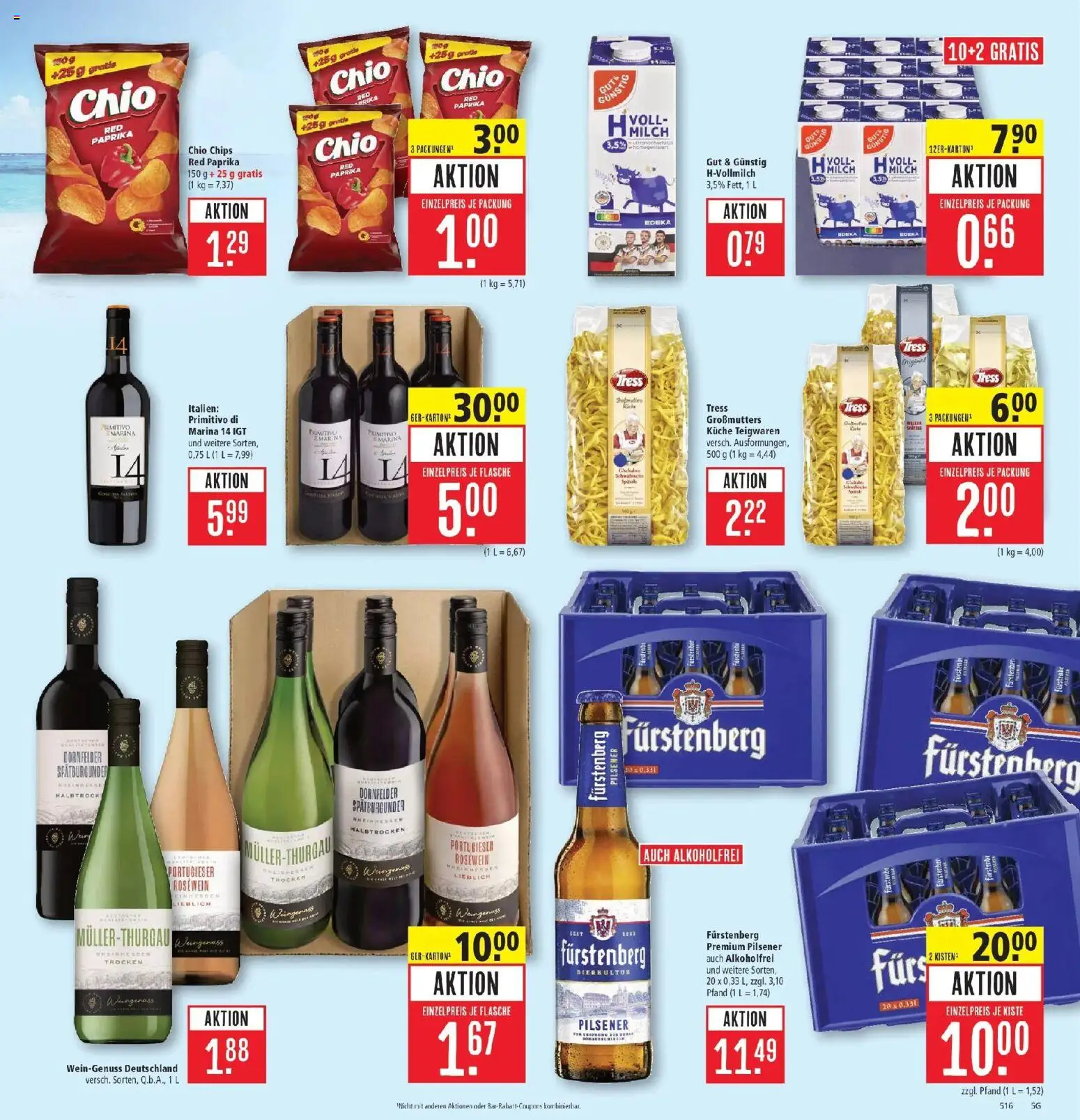Marktkauf - Marktkauf: Wochenangebote – gültig ab 29.06.2026 | Seite: 7 | Produkte: Milch, Rosewein, Küche, Chips
