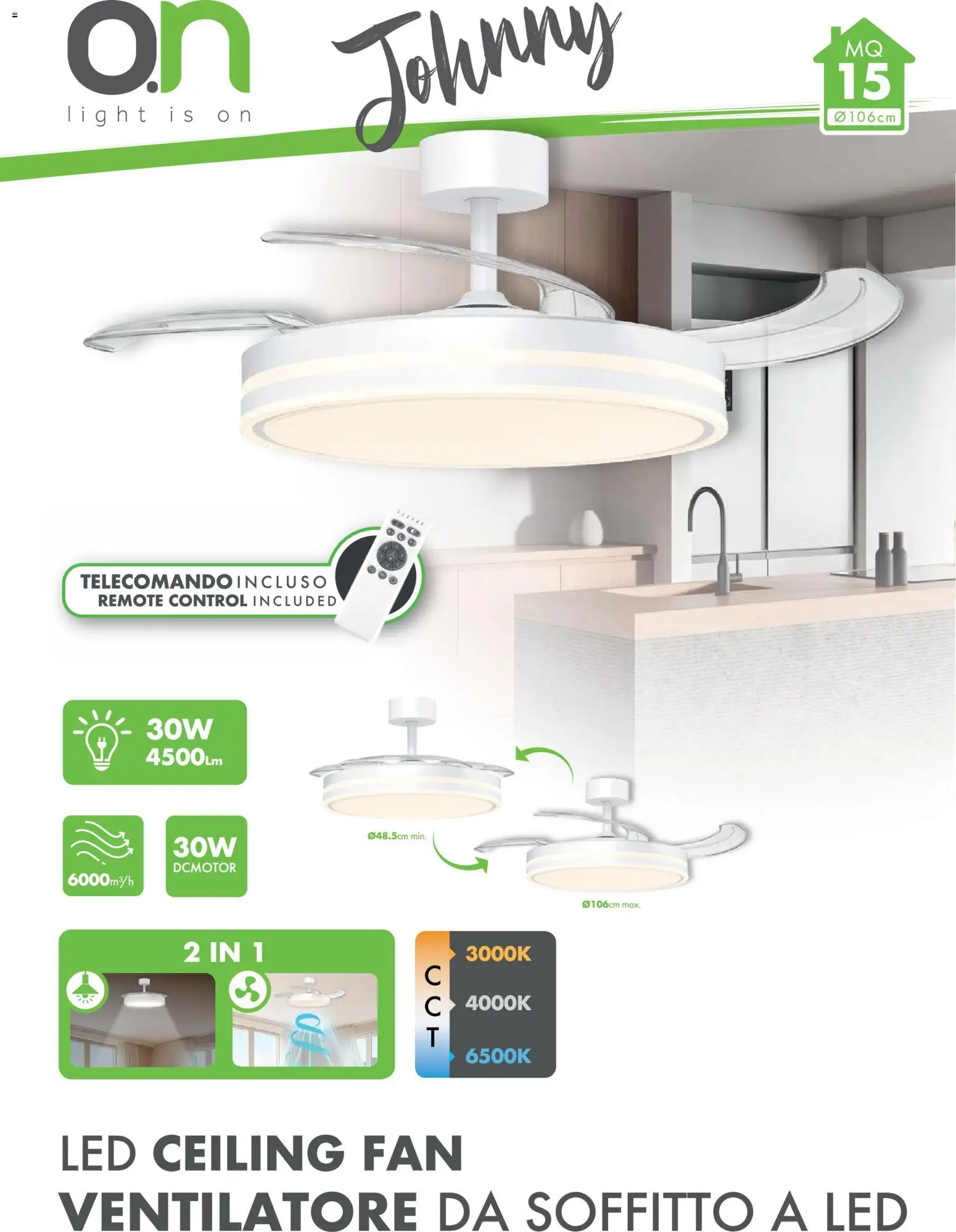 Volantino GBC del 09.06.2026 | Pagina: 16 | Prodotti: Ventilatore, Telecomando, Fan