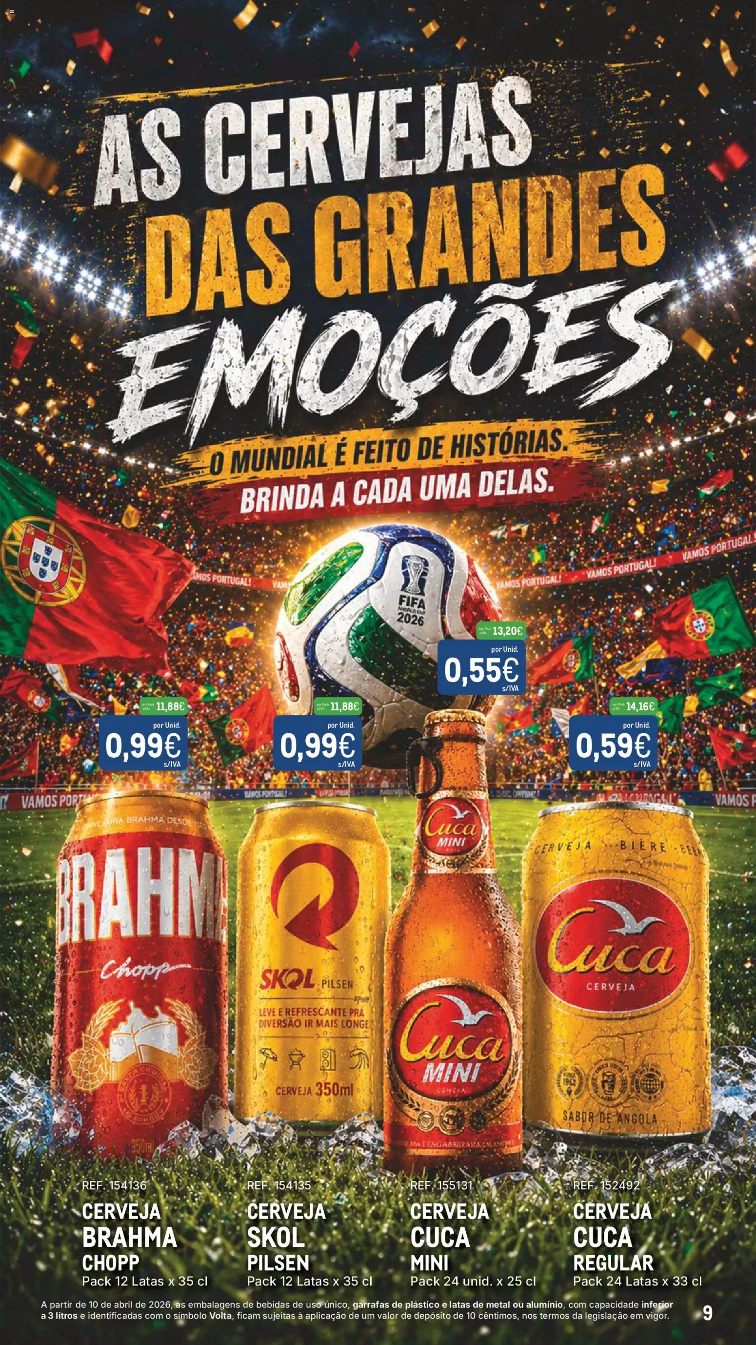 Makro Os Convocados │ válido de 26.05.2026 | Página: 9 | Produtos: Cerveja