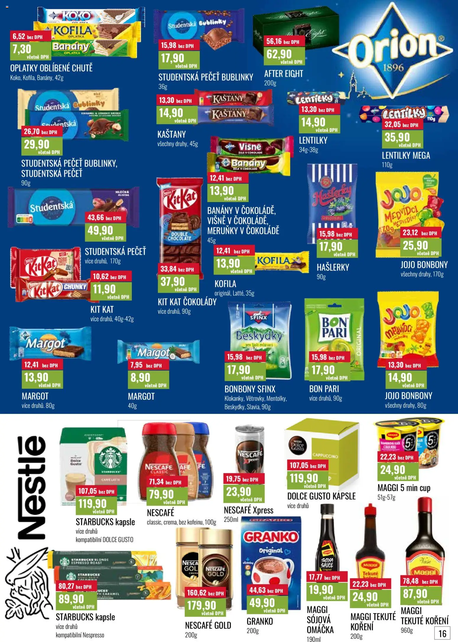 Ratio leták od 01.06.2026 | Strana: 17 | Produkty: Nescafé Gold, Banány, Kofila, Starbucks kapsle