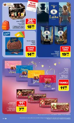 Pogląd oferty "Carrefour gazetka" - ważna od 05.10.2026 | Strona: 58 | Produkty: Praliny, Lalka, Cukierki, Torcik wedlowski