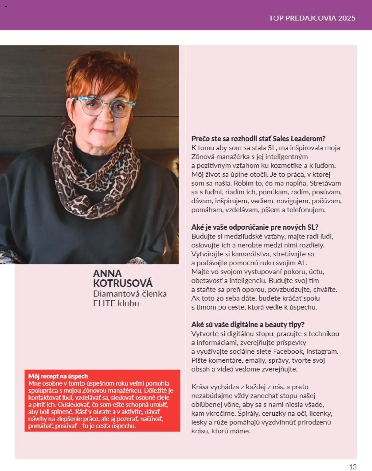 Nové Avon akcie – leták je platný od 01.07.2026 | Strana: 13 | Produkty: Ruže