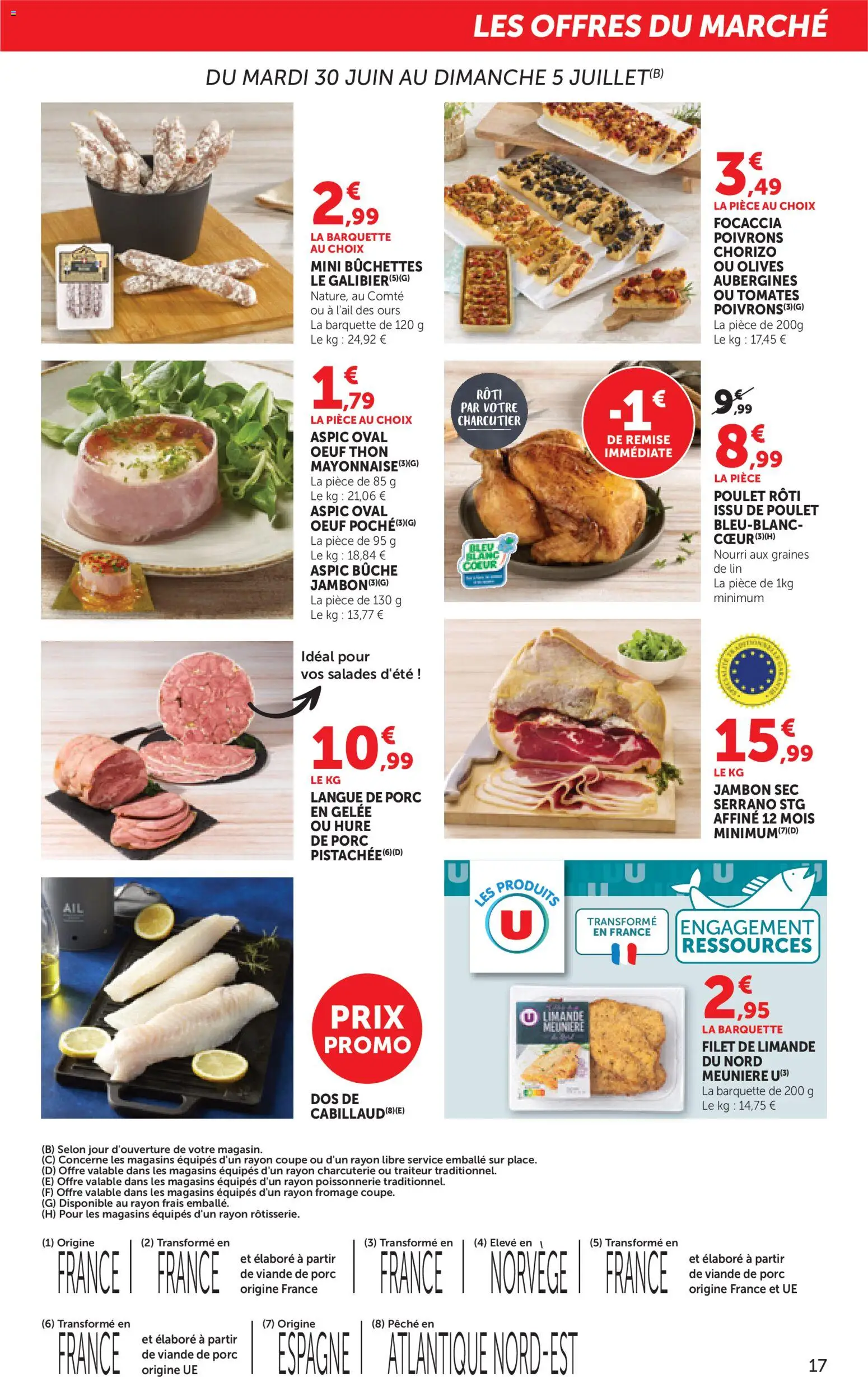 {H1} | Page: 17 | Produits: Olives, Pêche, Poissonnerie, Viande