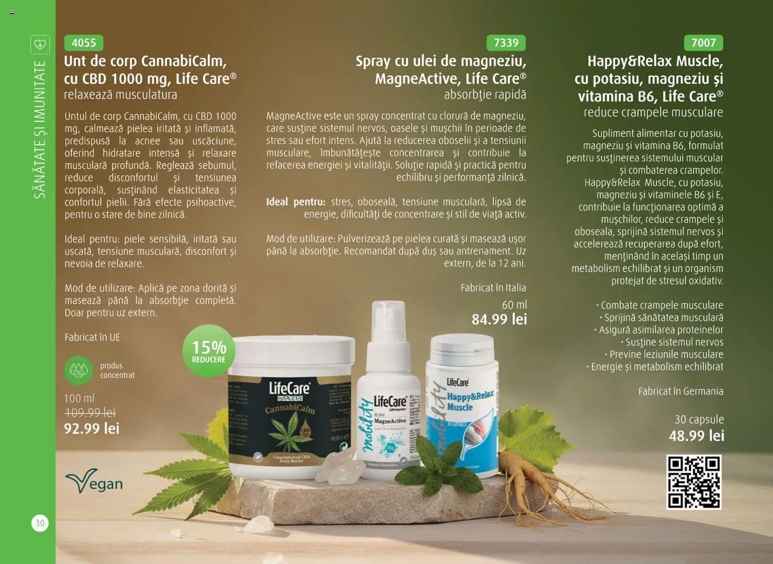 Noul catalog Life Care – valabil de la 01.04.2026 | Pagină: 32 | Produse: Body, Duș, Unt, Ulei