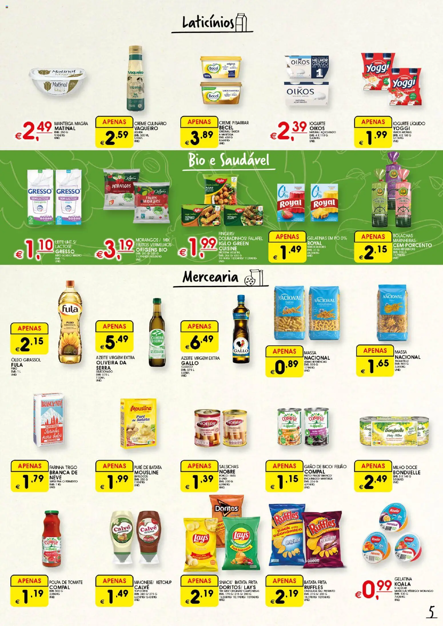 Meu Super folheto │ válido de 25/06/2026 | Página: 5 | Produtos: Presunto, Tomate, Morangos, Flocos