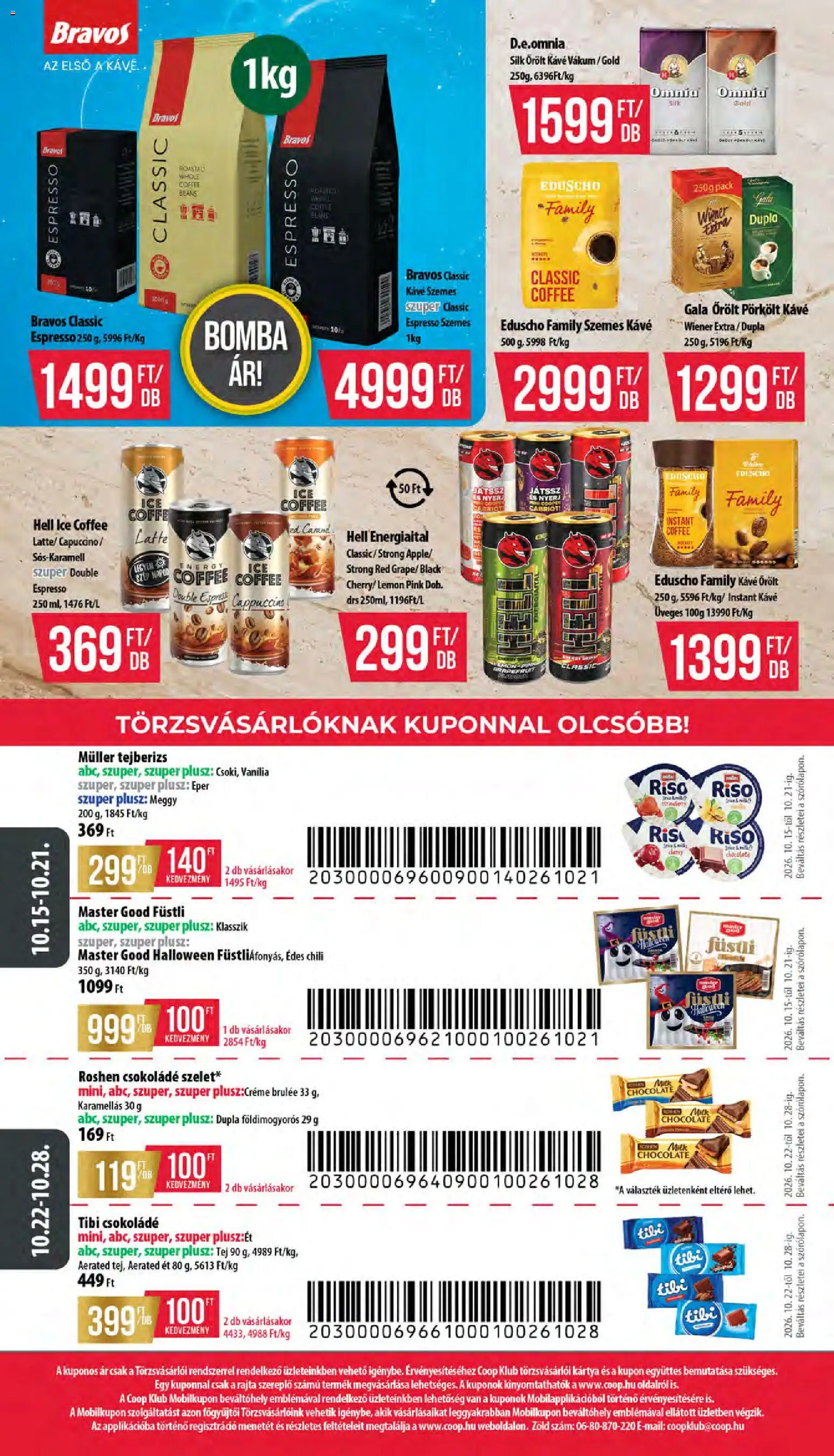 COOP akciós ujság - amely érvényes a következő dátumtól: 2026.10.15. | Oldal: 12