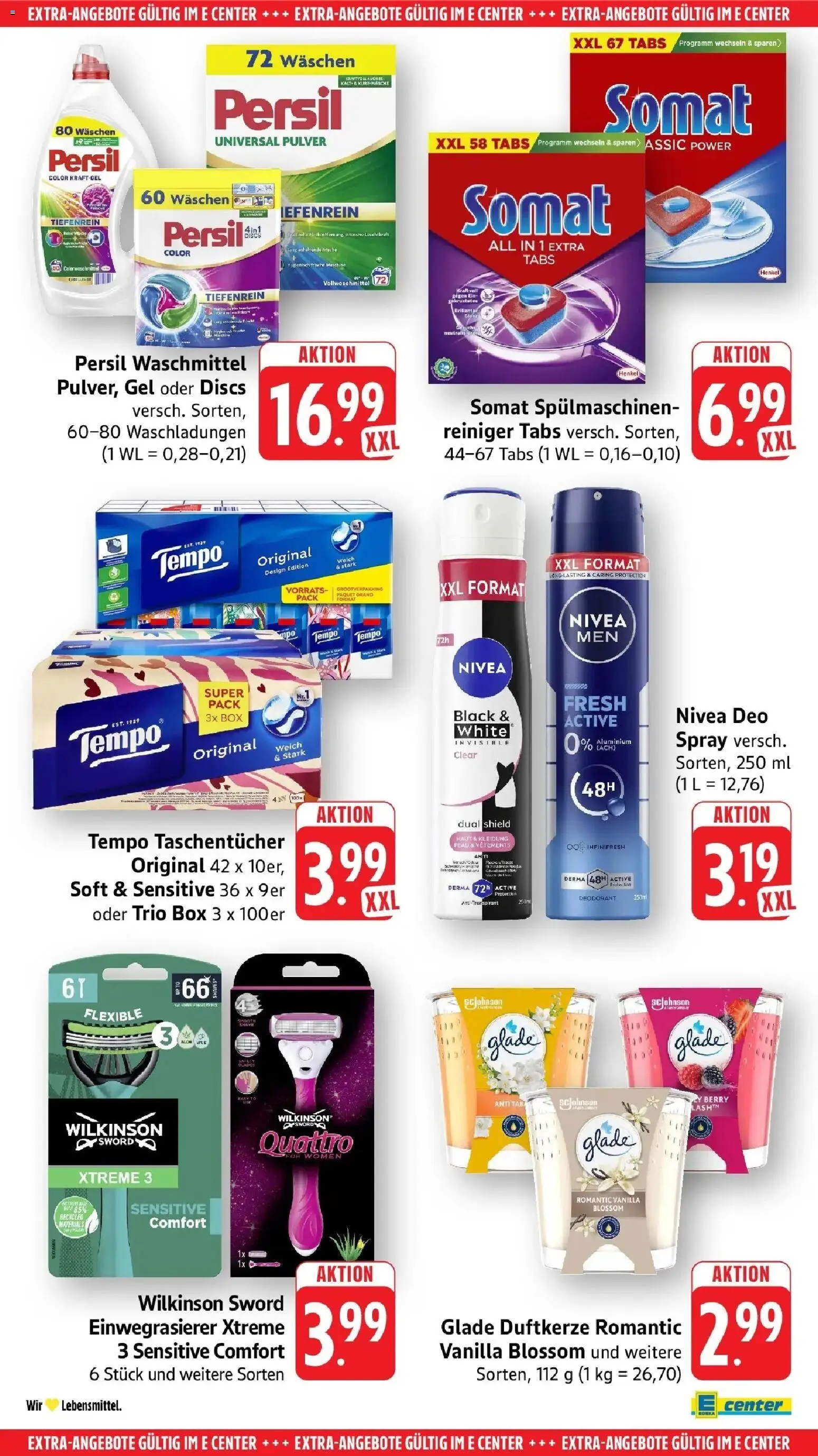 E center Prospekt Biberach – gültig ab 17.05.2026 | Seite: 58 | Produkte: Deodorant, Waschmittel, Tempo, Persil