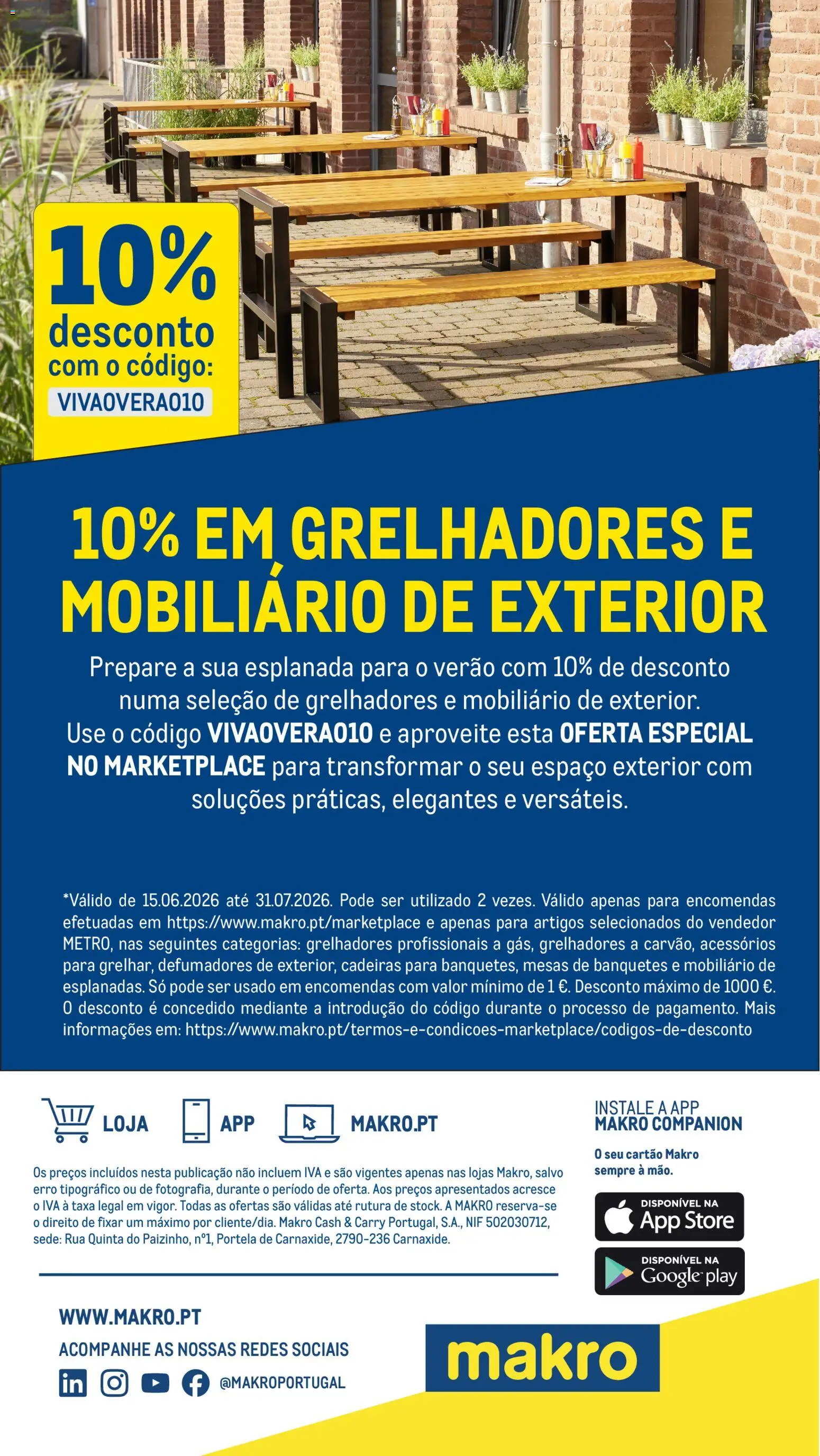 Makro folheto │ válido de 30/06/2026 | Página: 20 | Produtos: Cadeiras