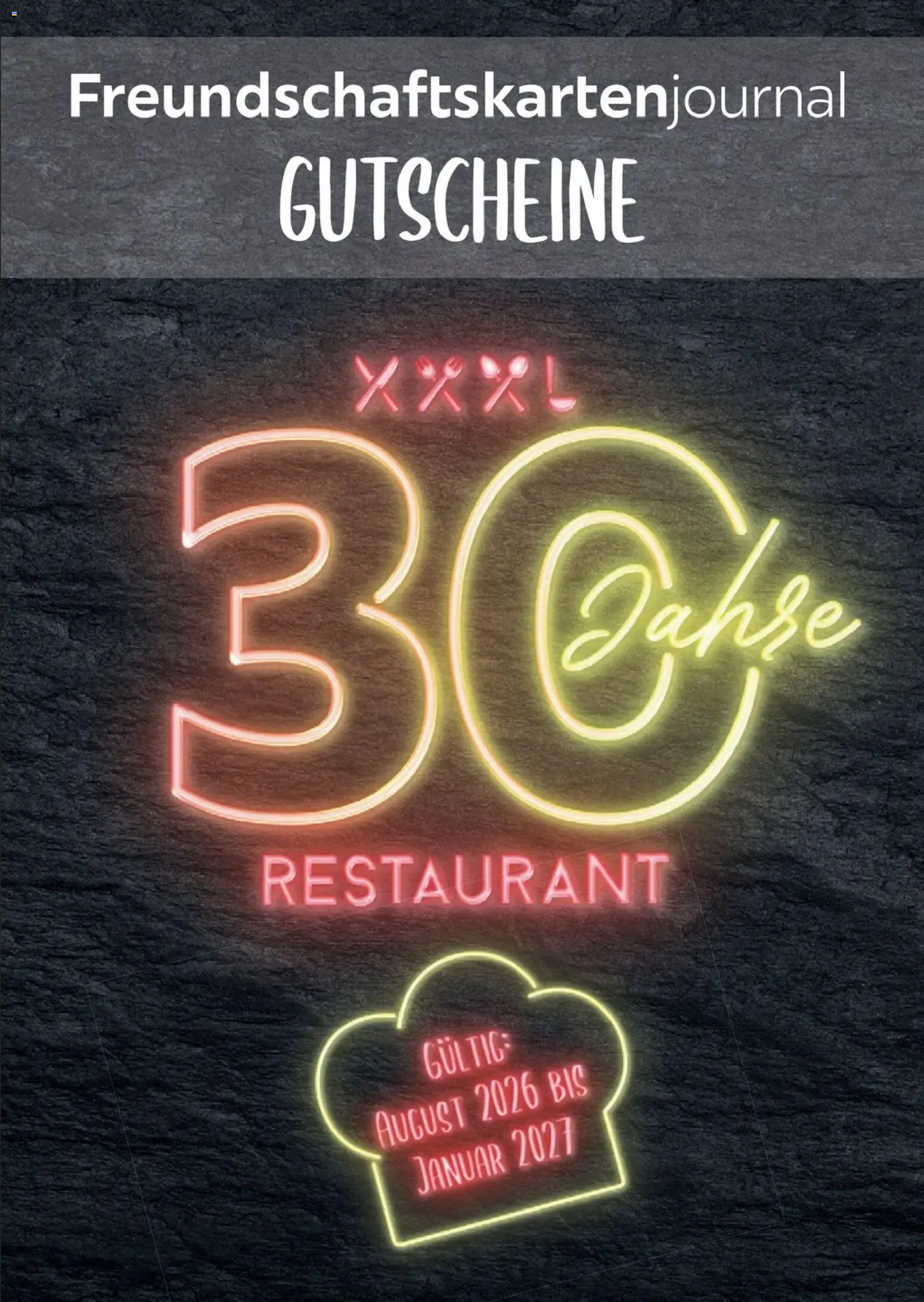 XXXLutz Restaurantgutscheine – gültig ab 01.08.2026 | Seite: 1
