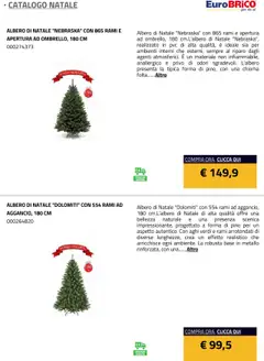 Anteprima del volantino Eurobrico Natale catalogo valido a partire dal 23.07.2025 | Pagina: 3 | Prodotti: Albero di natale