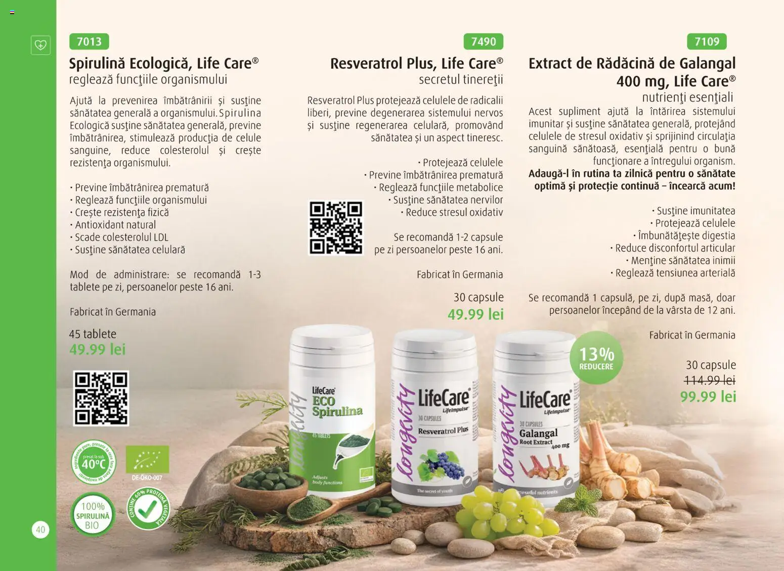 Noul catalog Life Care – valabil de la 01.04.2026 | Pagină: 42 | Produse: Body, Pește
