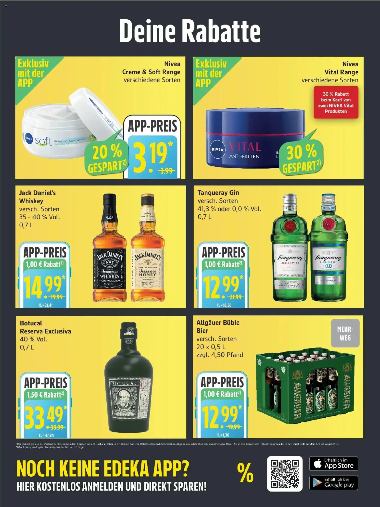 Edeka Prospekt Rostock (ab 12.10.2026) » Angebote Online | Seite: 6 | Produkte: Jack Daniel's, Creme, Gin, Whiskey