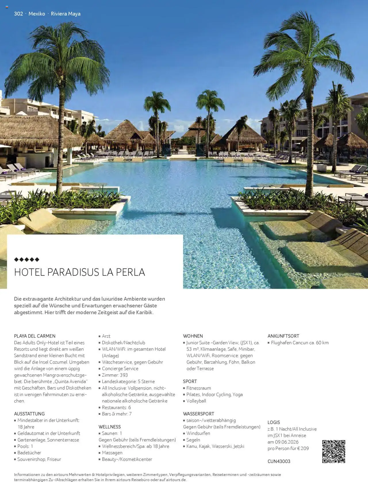 TUI airtours Katalog  Erstklassige Fernreisen 2025/26 – gültig ab 01.11.2025 | Seite: 302 | Produkte: Volleyball