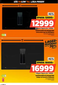 Power erbjudanden - Förhandsvisning av reklamblad från butik Power aktuell från 05/10/2026 | Sida: 44 | Produkter: Köksfläkt, Fläkt, Såg, Induktionshäll