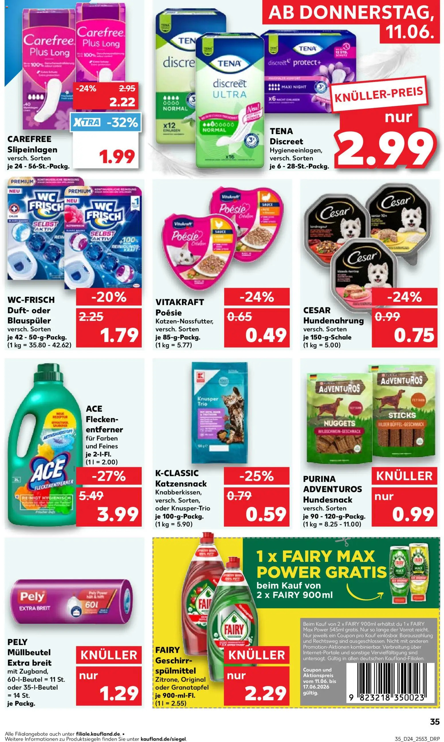 Kaufland Prospekt Hannover – gültig ab 11.06.2026 | Seite: 35 | Produkte: Granatapfel, Duft, Fleckenentferner