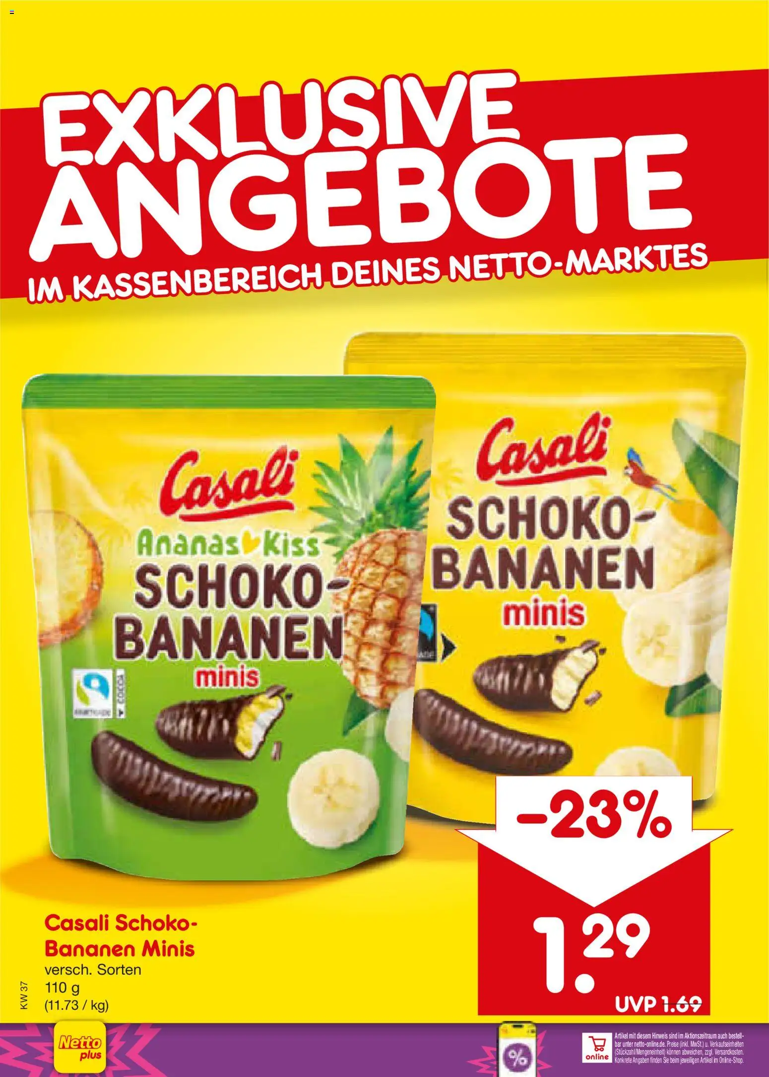 Netto Marken-Discount Prospekt – gültig ab 07.09.2026 | Seite: 36 | Produkte: Bananen, Ananas