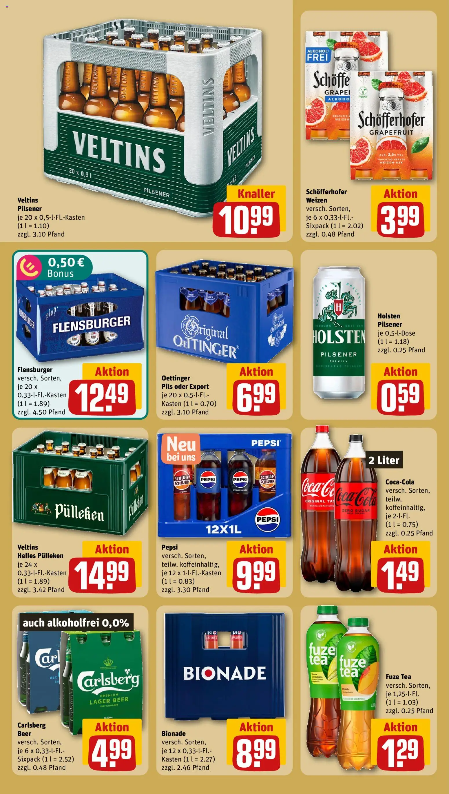 Rewe ihr Kaufpark Prospekt – gültig ab 10.08.2026 | Seite: 24 | Produkte: Fuze tea, Oettinger, Bionade, Veltins