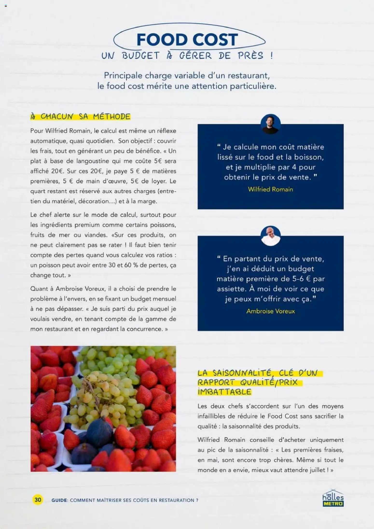 {H1} | Page: 30 | Produits: Base, Clé, Poisson, Affiche