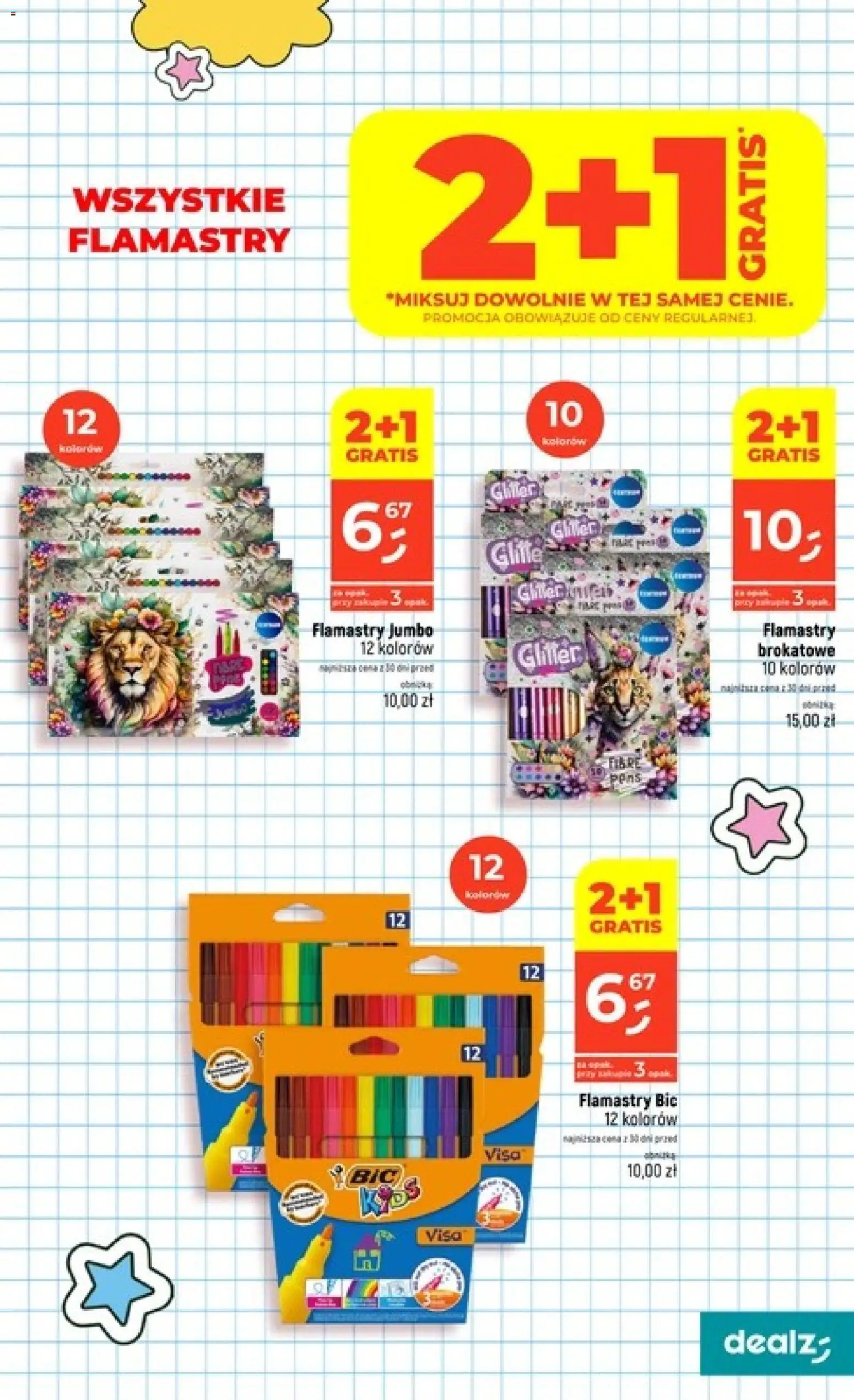 Dealz gazetka od 20.08.2026 | Strona: 41 | Produkty: Flamastry
