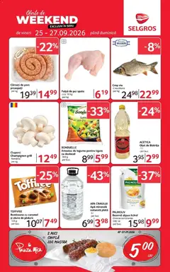 Ofertele Selgros valabile de la 25.09.2026