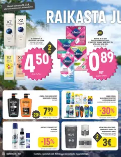 Halpa Halli-mainoslehti voimassa 16.06.2026 alkaen | Sivu: 6 | Tuotteet: Hoitoaine, Mustikka, Siteet, Voi