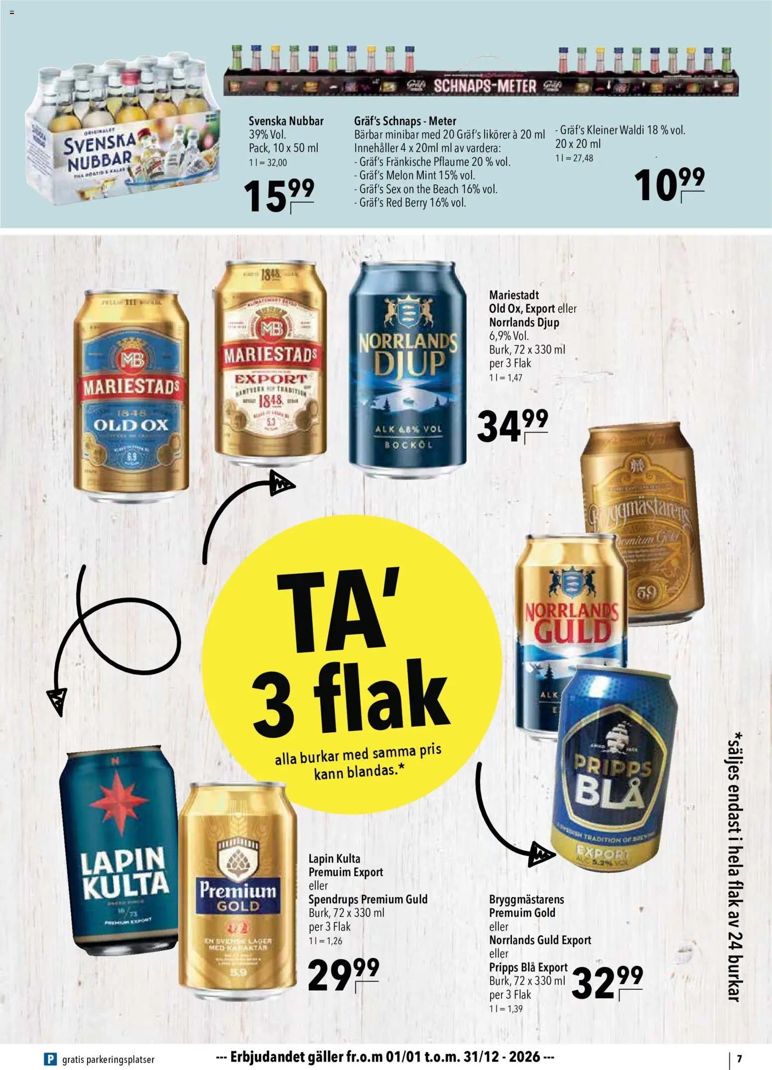 CITTI Markt Schweden-Werbung – gültig ab 22.06.2026 | Seite: 7 | Produkte: Schnaps