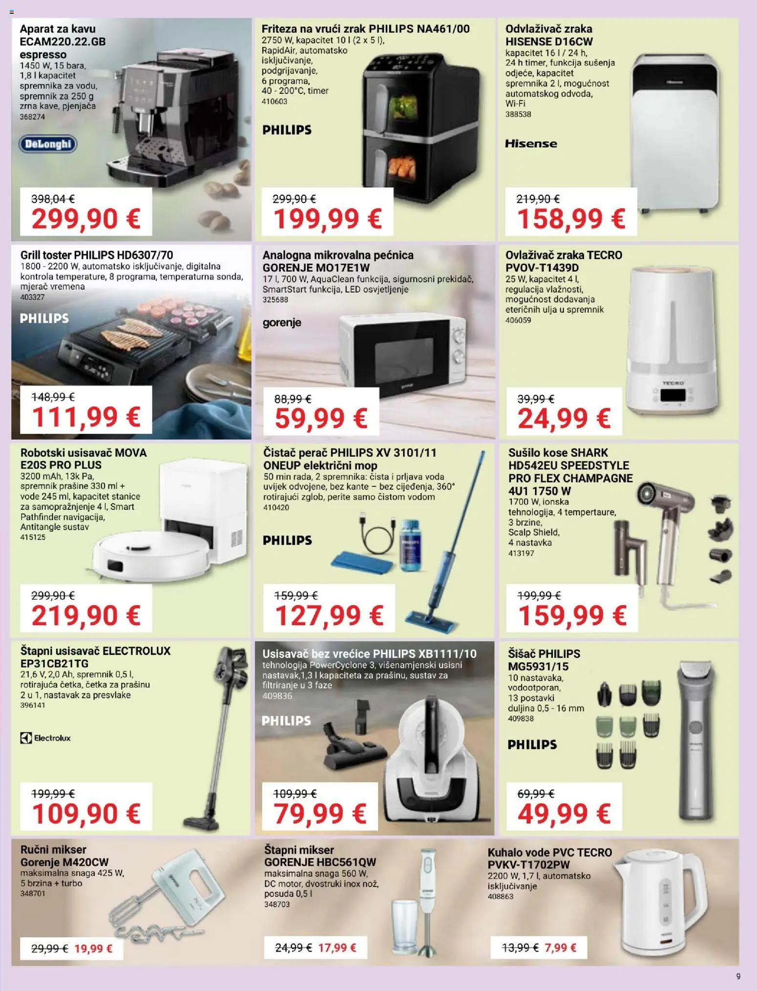 Pevex katalog | vrijedi od 24.09.2026 | Stranica: 9