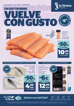 Vista previa La Sirena folleto válido desde el 27/08/2026