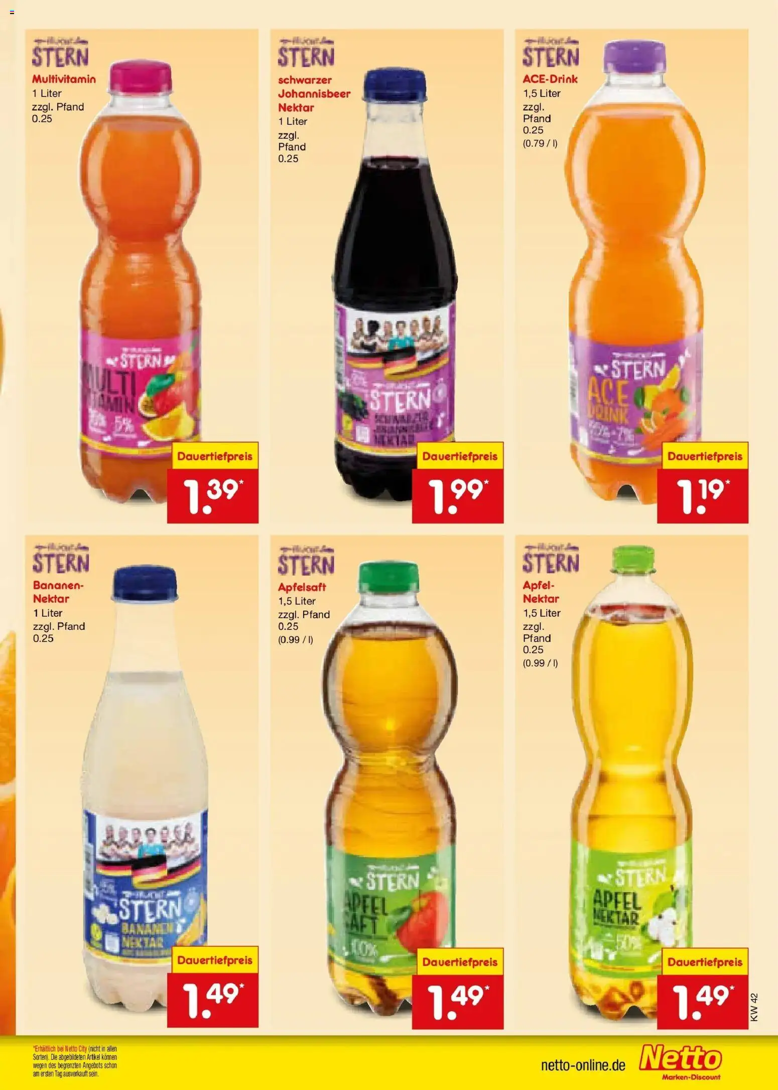 Netto Marken-Discount Prospekt Selb (ab 12.10.2026) » Angebote | Seite: 23 | Produkte: Äpfel, Bananen, Apfelsaft