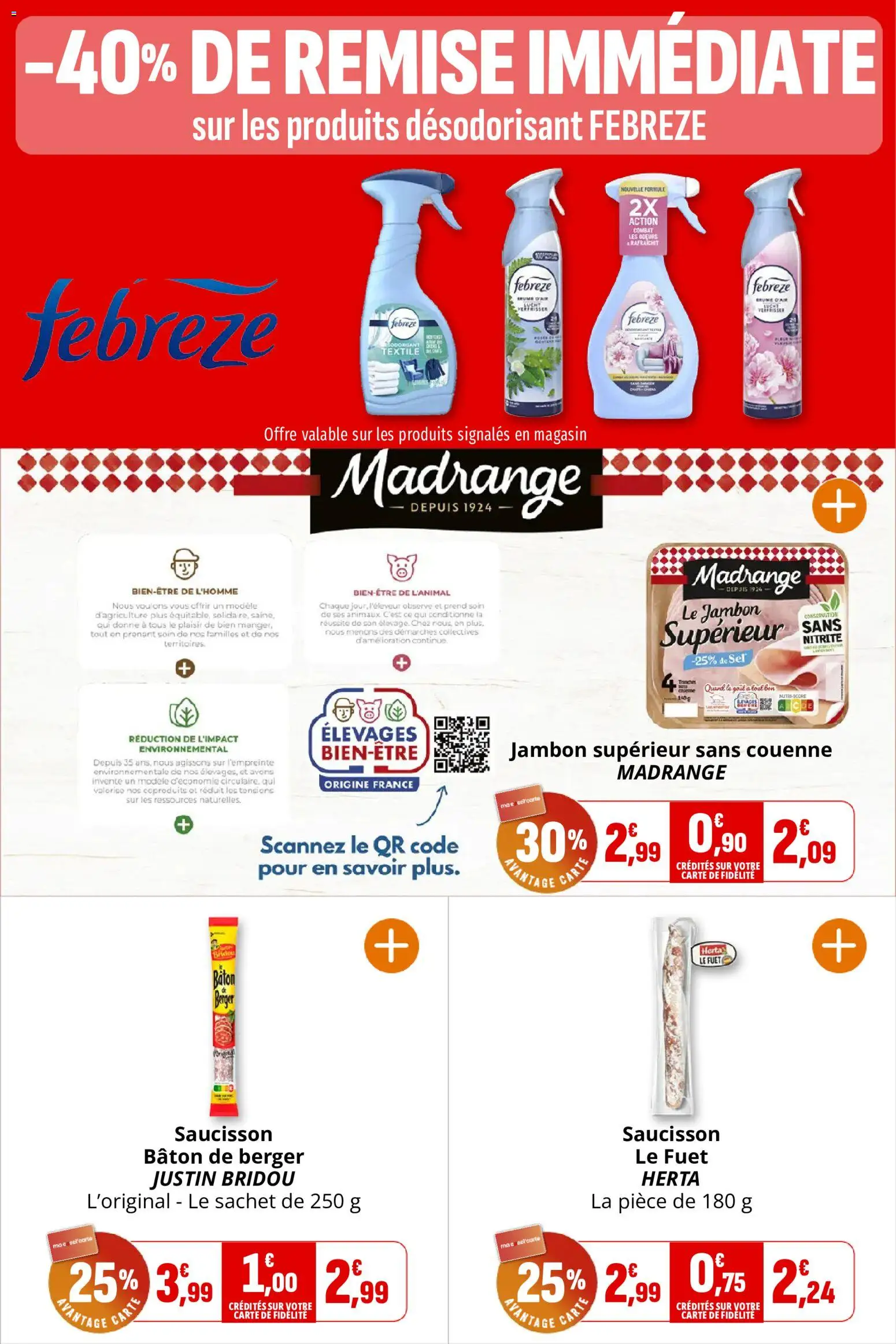 {H1} | Page: 7 | Produits: Saucisson, Désodorisant, Sel, Bâton de berger