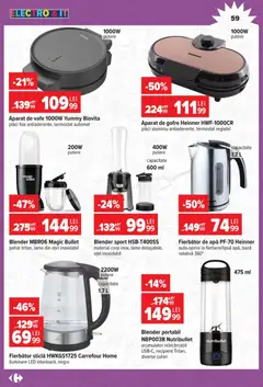 Ofertele Carrefour valabile de la 12.08.2026 | Pagină: 59 | Produse: LED, Magic, Sport, Apă