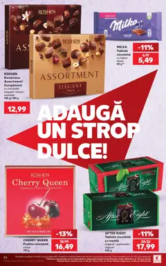 Kaufland RO akciós újság - amely érvényes a következő dátumtól: 2026.07.01. | Oldal: 54 | Termékek: Praliné