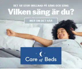 Care of beds - Förhandsvisning av reklamblad från butik Erbjudanden aktuell från 05.06.2026