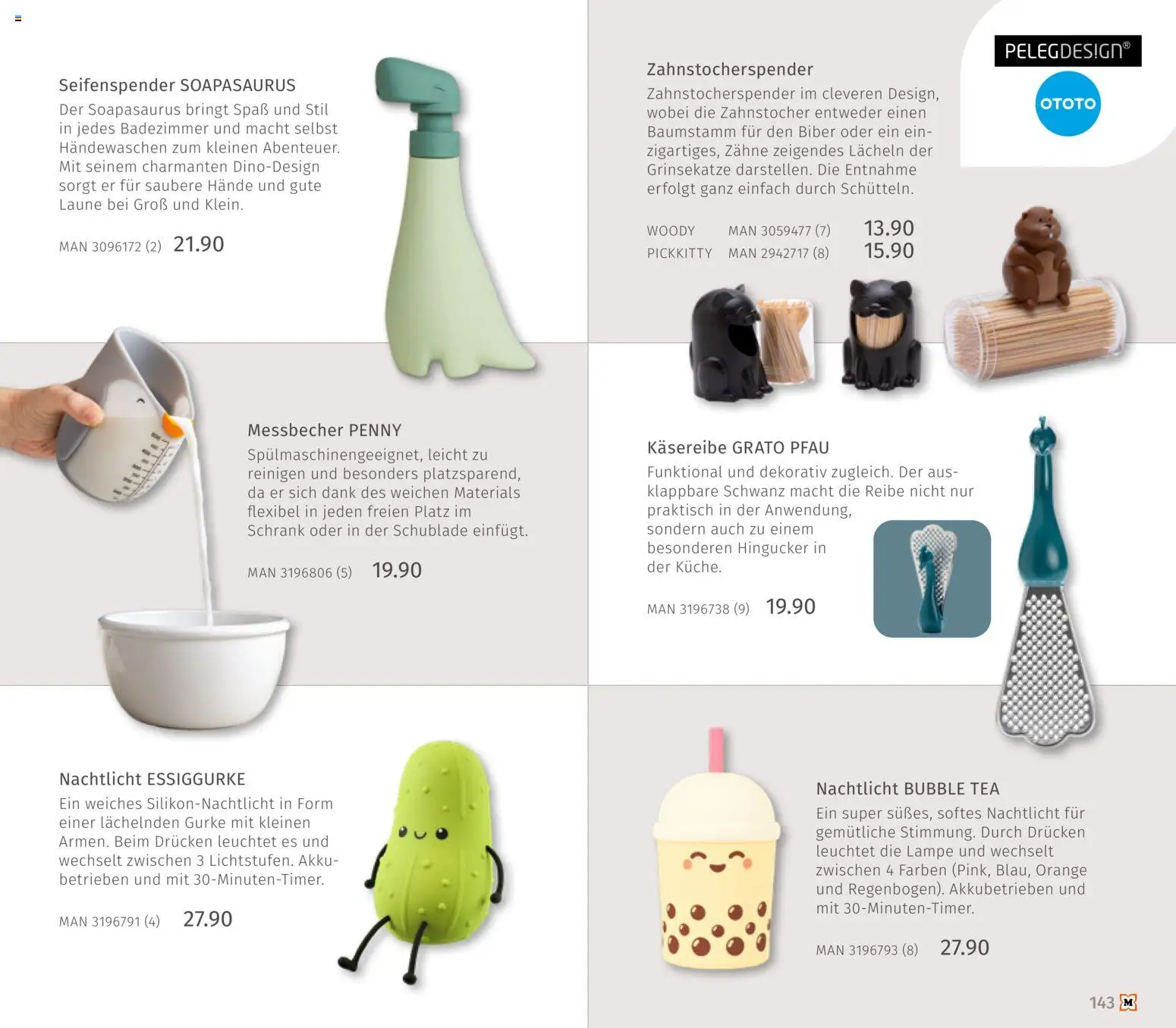 Müller Haushaltskatalog – gültig ab 01.10.2026 | Seite: 143 | Produkte: Schrank, Lampe, Seifenspender, Nachtlicht