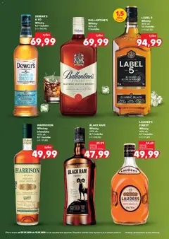 Náhled letáku Kaufland Polsko leták - Barek od 29.04.2026 | Strana: 15 | Produkty: Whiskey, Finest, Whisky, Ballantine's