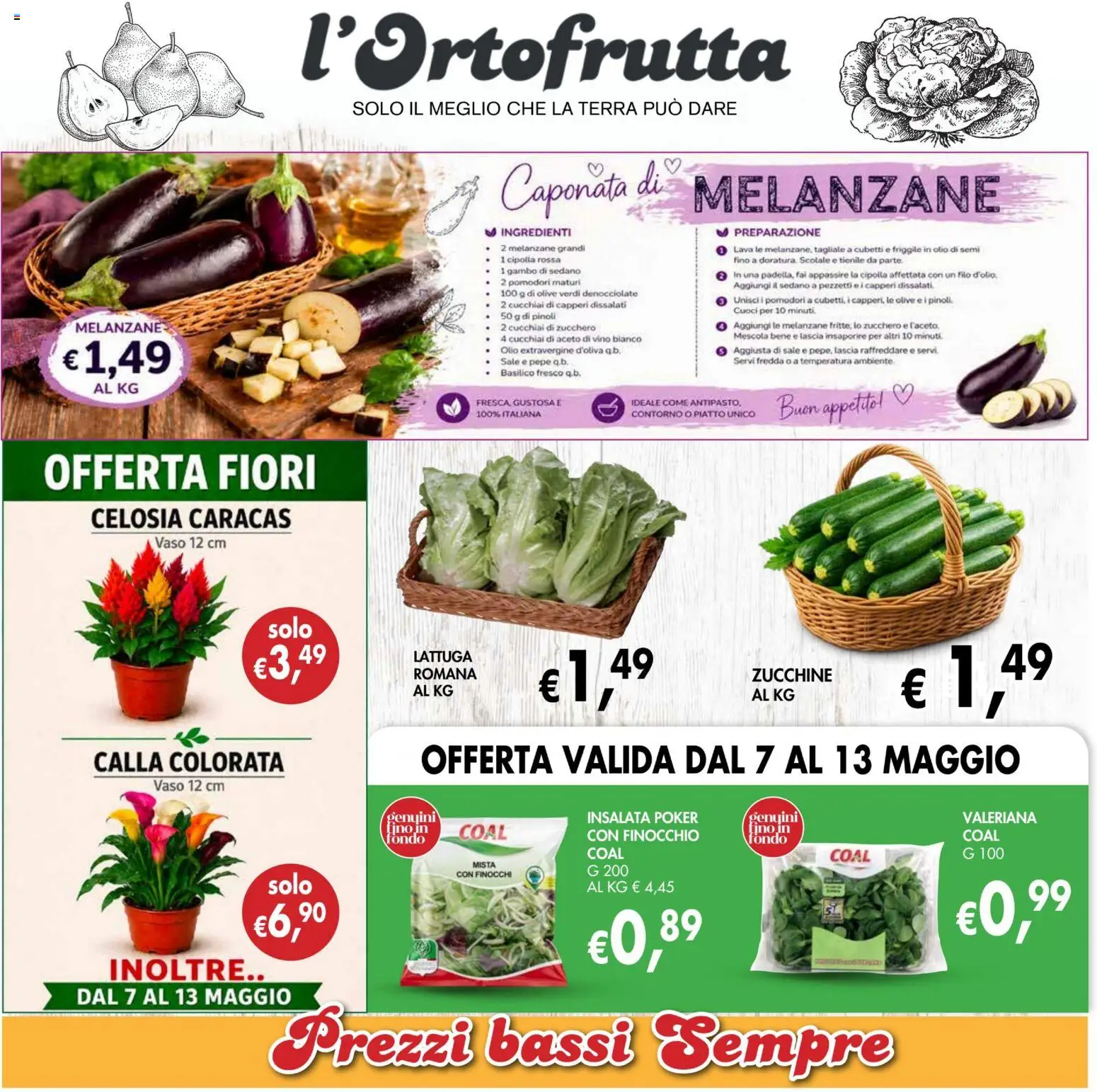 Volantino Coal del 07.05.2026 | Pagina: 2 | Prodotti: Sale, Sedano, Vino bianco, Terra