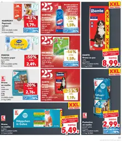 DANTE Hrana za pse, u umaku govedina ili perad 1240g - Pregled kataloga iz trgovine Kaufland, vrijedi od 06.05.2026 | Stranica: 23