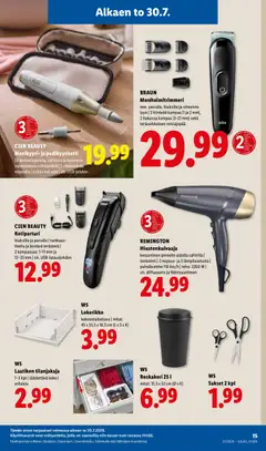 Lidl-mainoslehti voimassa 30/07/2026 alkaen | Sivu: 19