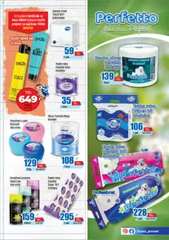 Trnava Promet katalog - pregled Trnava Promet kataloga - važi od 27.04.2026 | Strana: 19 | Proizvode: Salvete, Ubrus, Osvezivac prostora, Lak za kosu