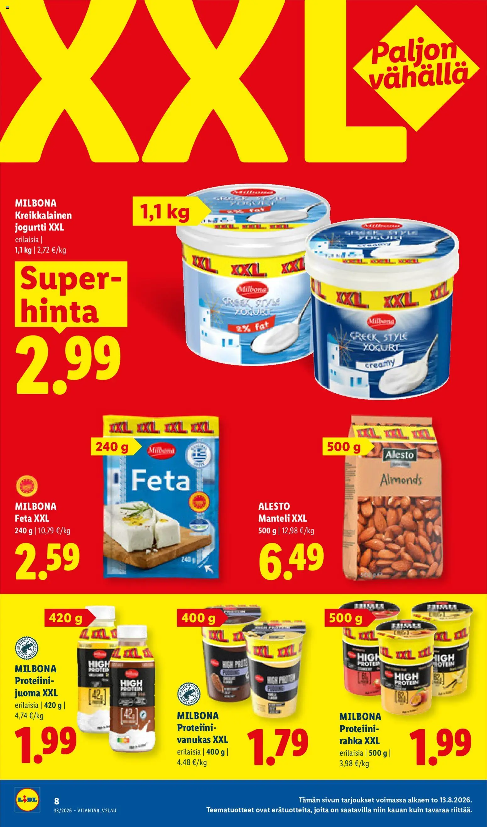Lidl tarjoukset – voimassa 13/08/2026 alkaen | Sivu: 8