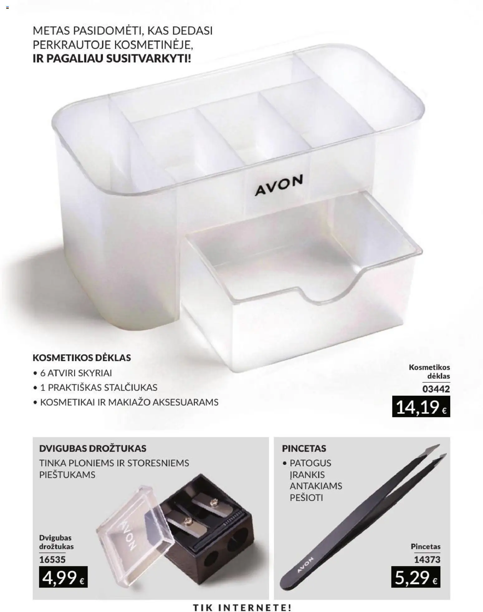 AVON akcijos nuo 2026.09.01 | Puslapis: 207 | Prekių: Drožtukas, Dėklas
