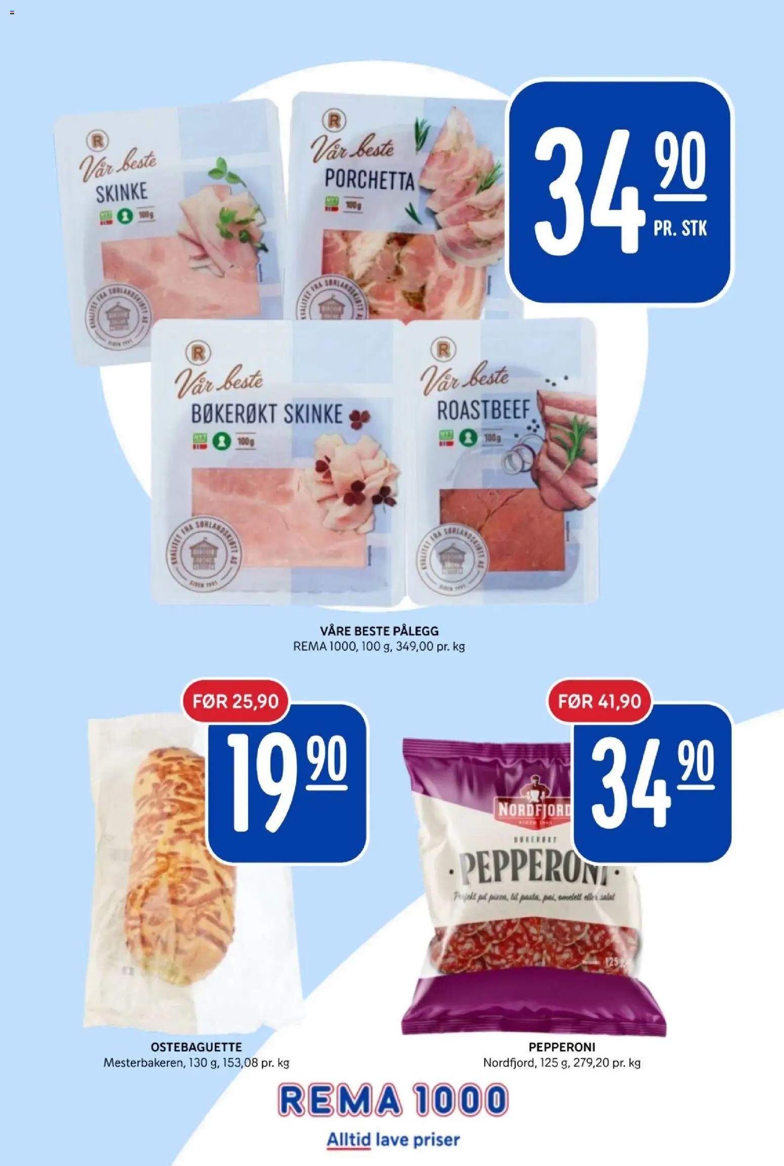 {H1} | Side: 15 | Produkter: Skinke, Salat, Pålegg
