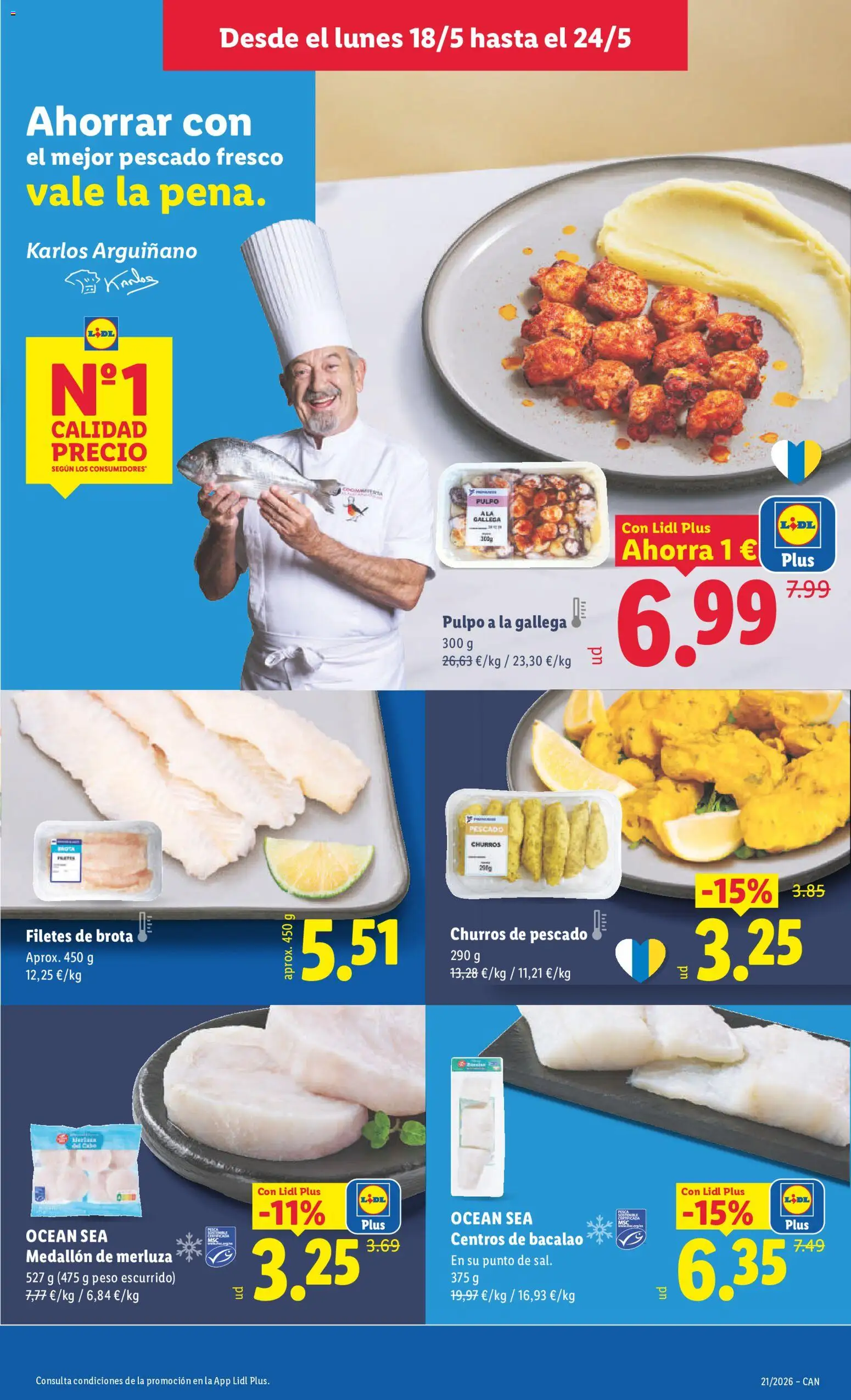 Lidl folleto │ válido desde el 18.05.2026 | Página: 5 | Productos: Pescado, Peso