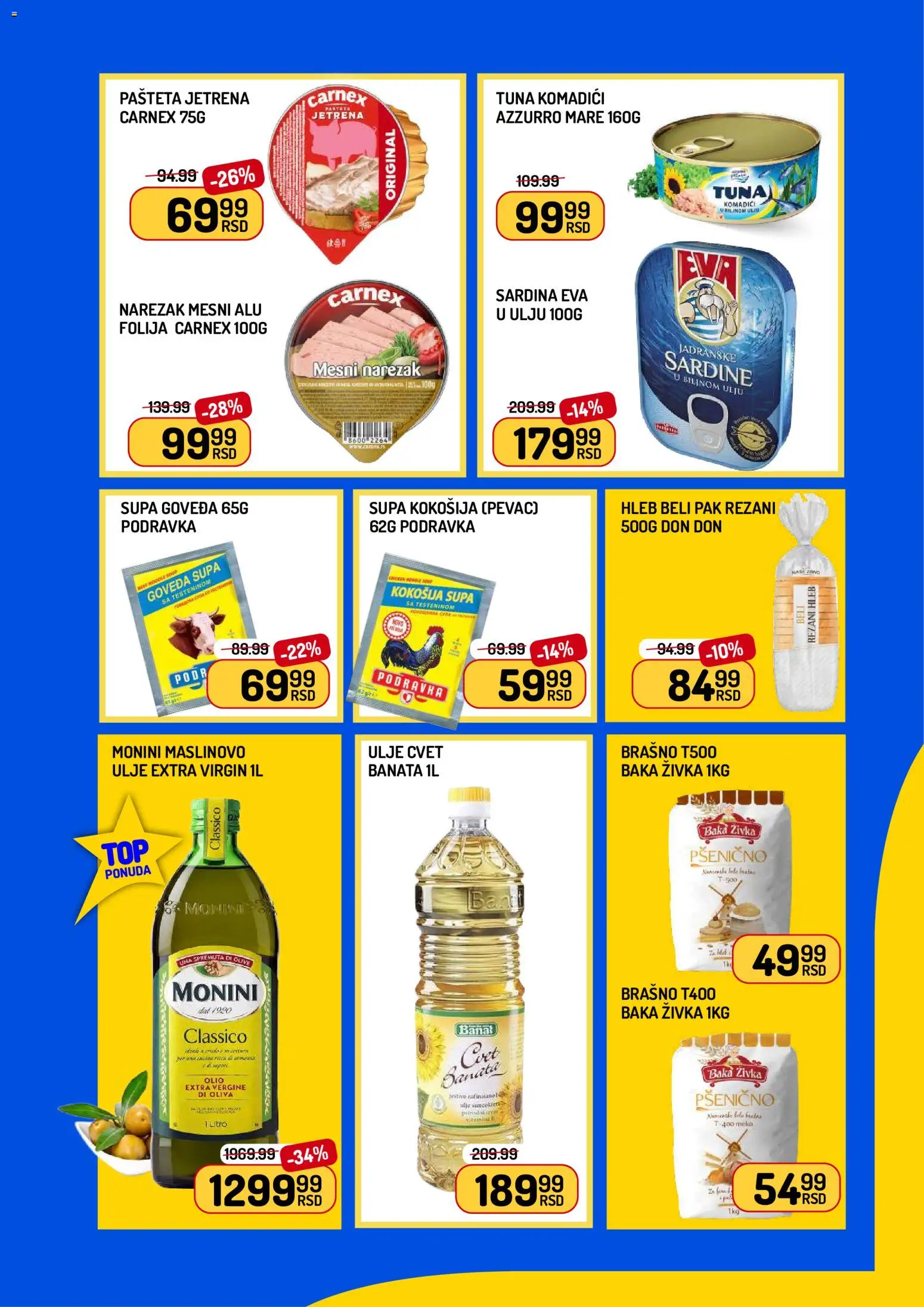 Aman katalog - važi od 22.05.2026 | Strana: 5 | Proizvode: Rezani hleb, Ulje, Hleb, Maslinovo ulje