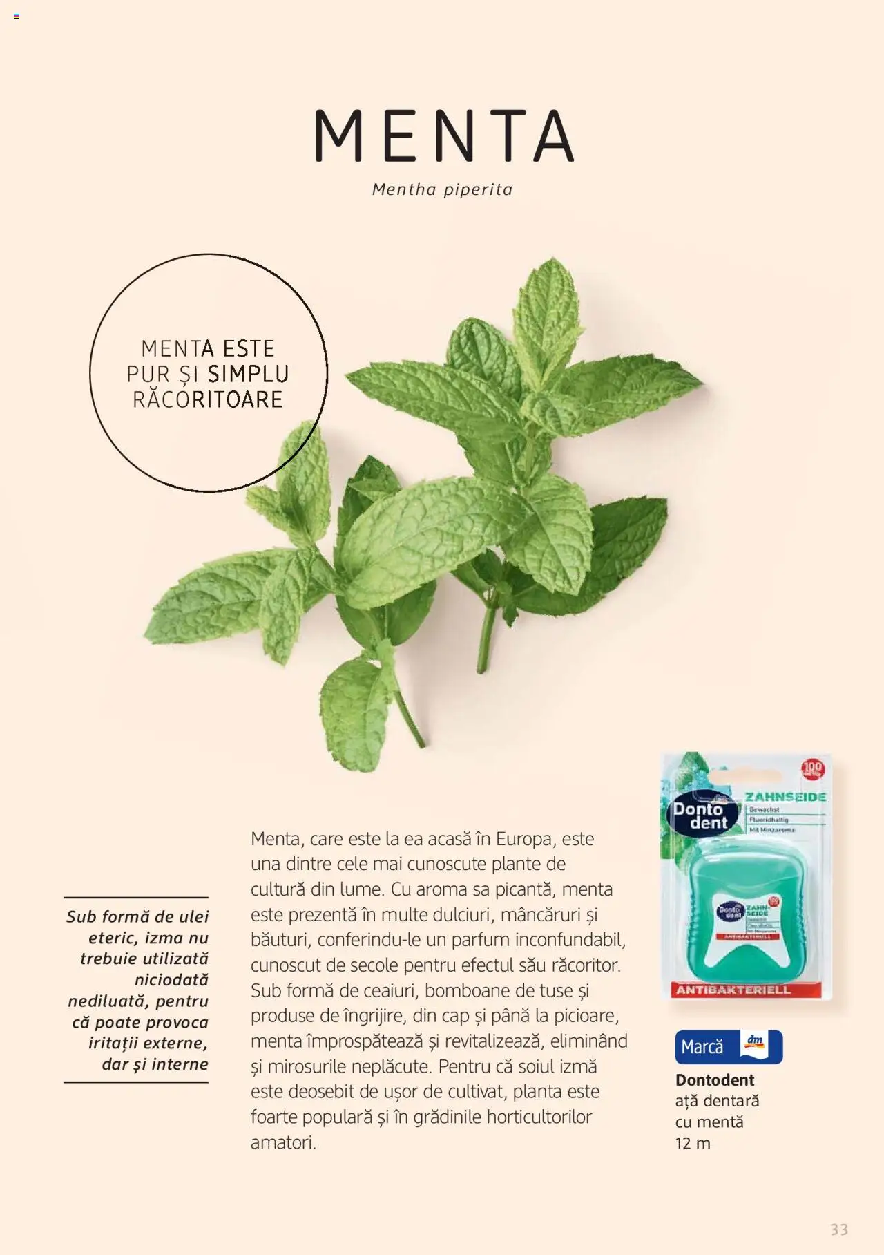 Noul catalog DM drogeriemarkt – valabil de la 01.01.2022 | Pagină: 33