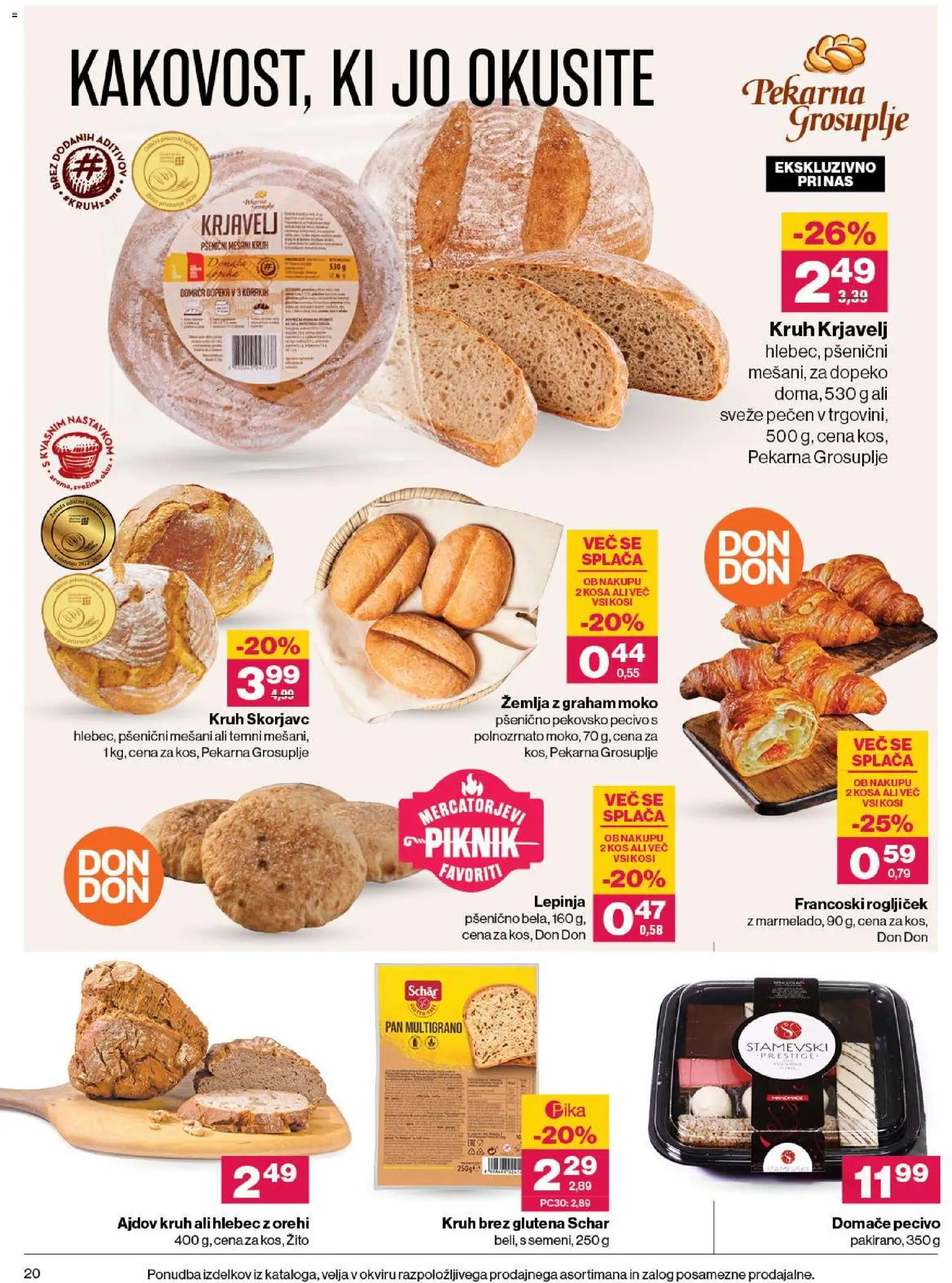 Novi Mercator katalog ponudbe – veljaven od 06.08.2026 | Stran: 20