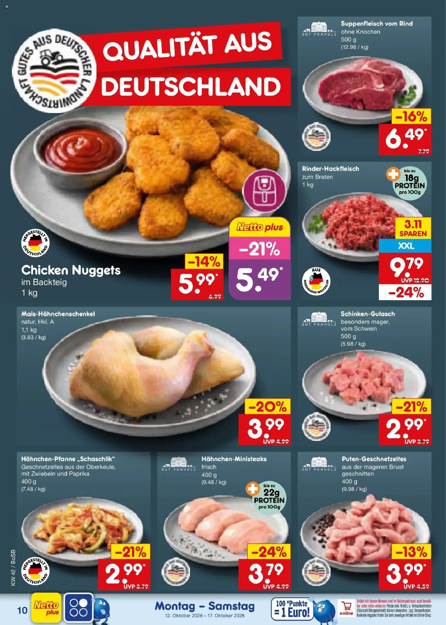 Netto Marken-Discount Prospekt Bochum (ab 12.10.2026) » Angebote | Seite: 12 | Produkte: Zwiebeln, Paprika, Suppenfleisch