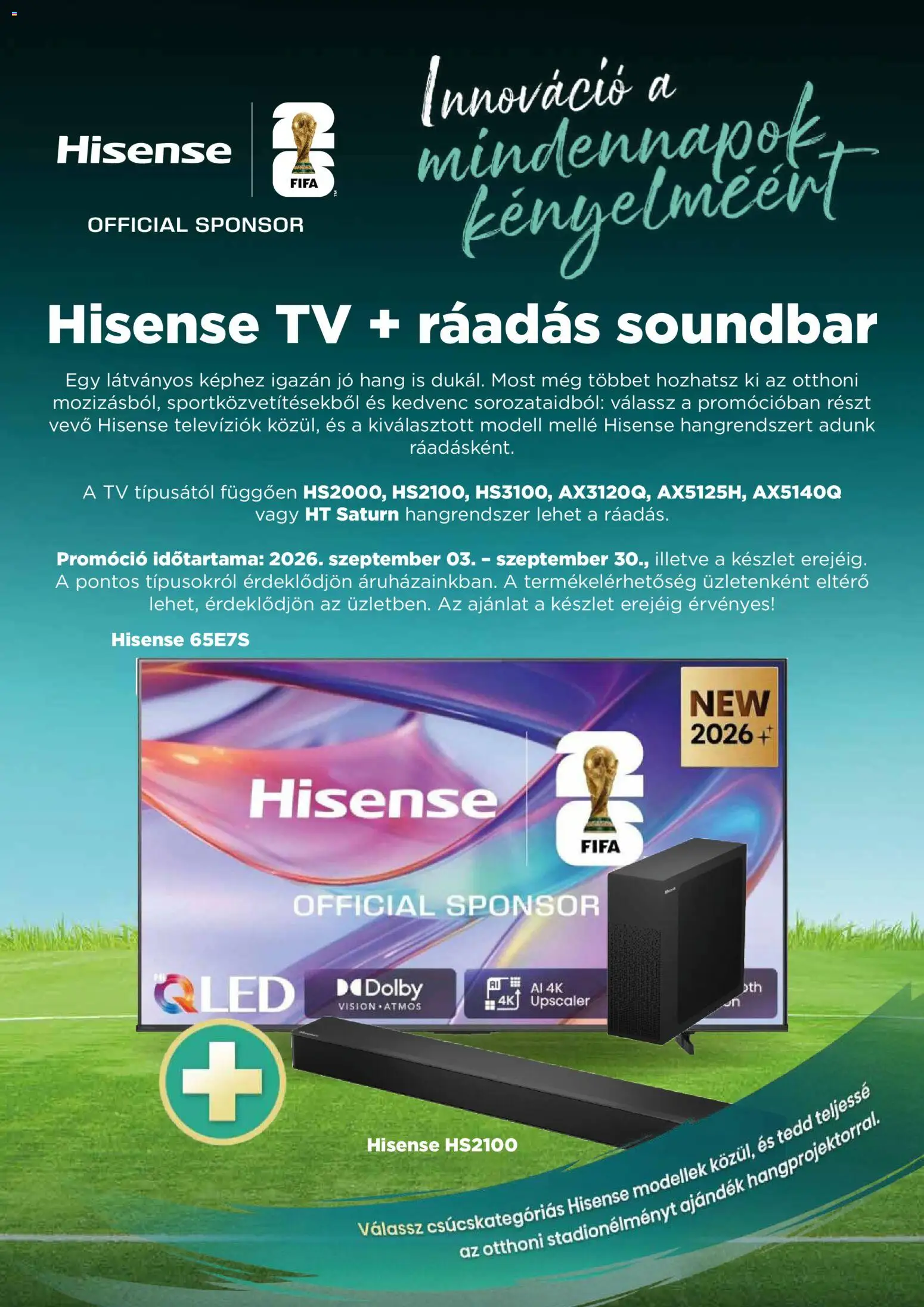 Expert akciós ujság - amely érvényes a következő dátumtól: 2026.03.09. | Oldal: 9 | Termékek: Hangrendszer, TV, Soundbar