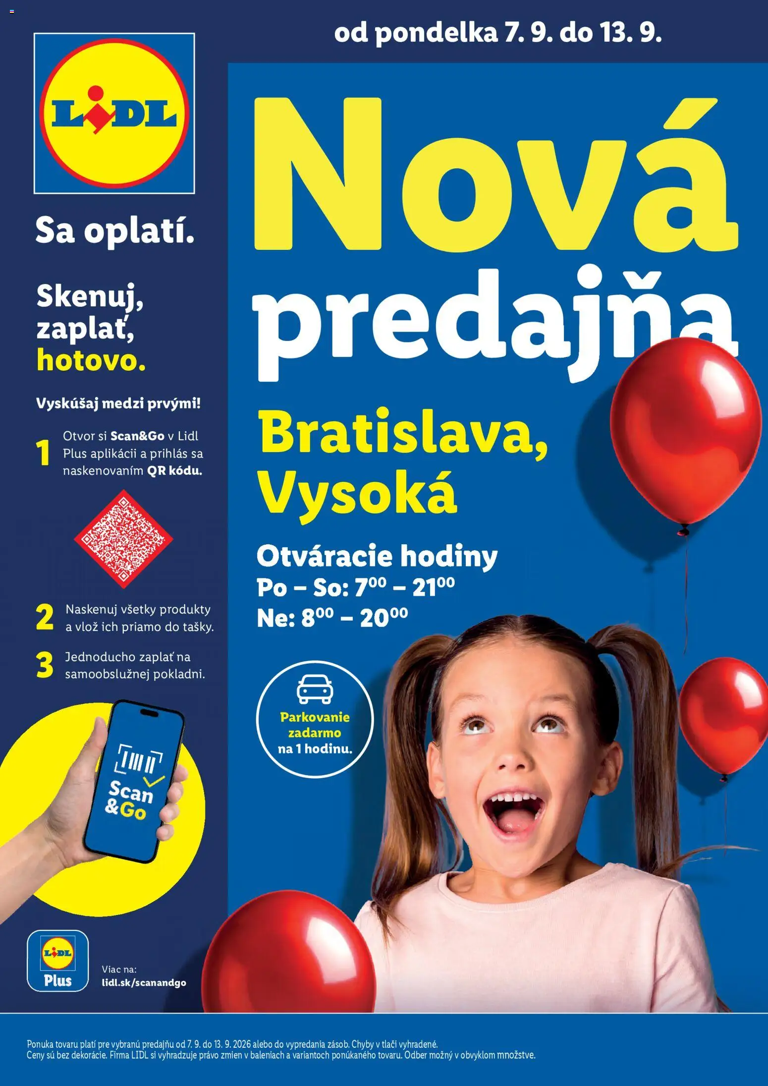 Nové Lidl akcie – leták je platný od 07.09.2026 | Strana: 1 | Produkty: Hodiny